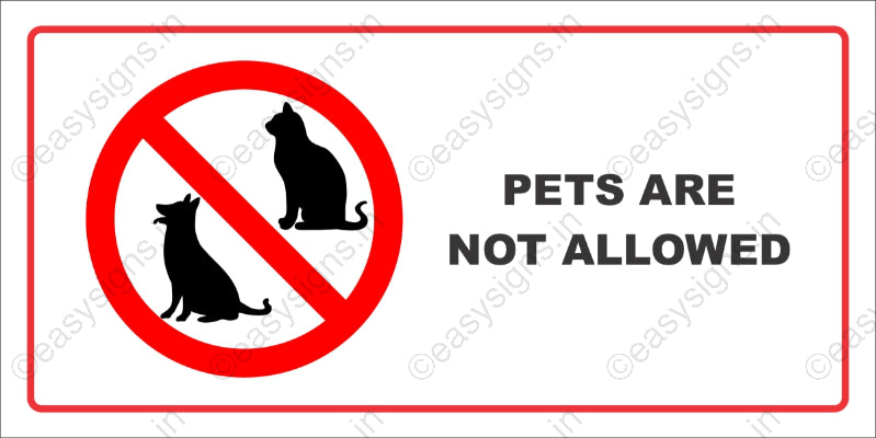 Pets Are Not Allowed