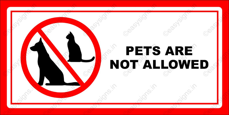 Pets are not allowed