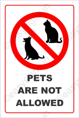 Pets Are Not Allowed