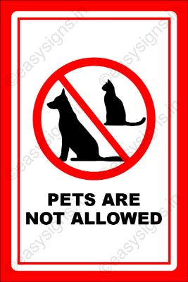 Pets are not allowed