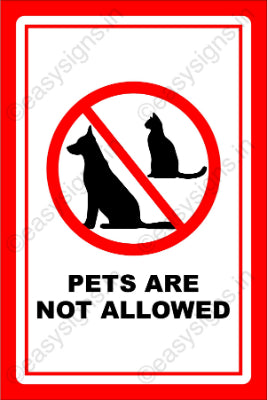 Pets are not allowed