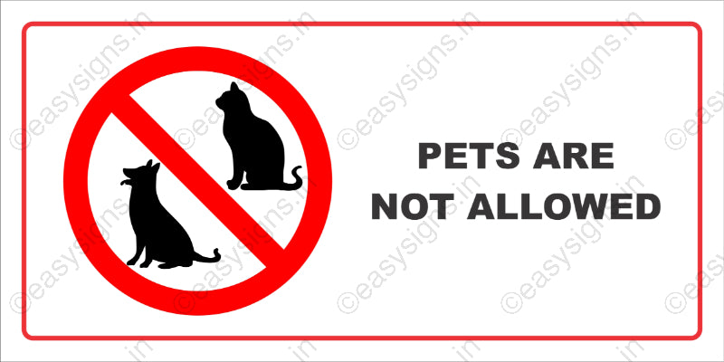 Pets Are Not Allowed