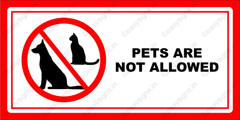 Pets are not allowed