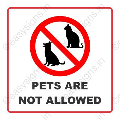 Pets Are Not Allowed