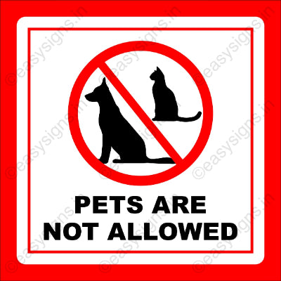 Pets are not allowed