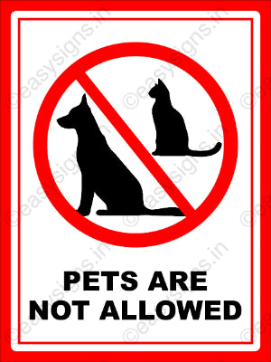 Pets are not allowed