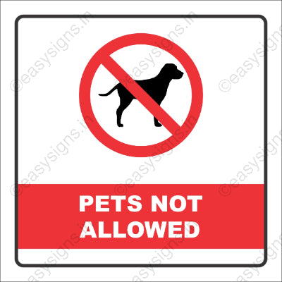 No Pets Allowed