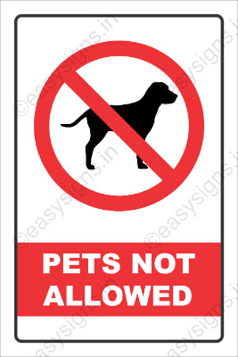 No Pets Allowed