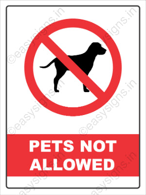 No Pets Allowed