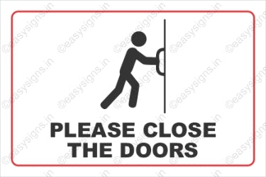 Please Close The Doors