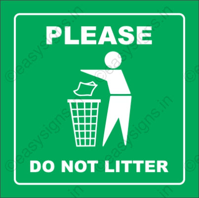 Please Do Not Litter