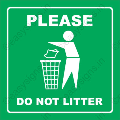 Please Do Not Litter