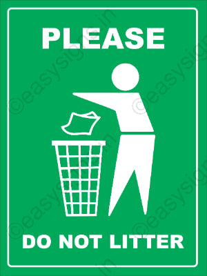 Please Do Not Litter