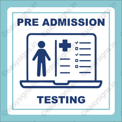 Pre-Admission Testing