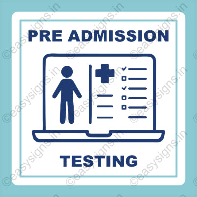 Pre-Admission Testing