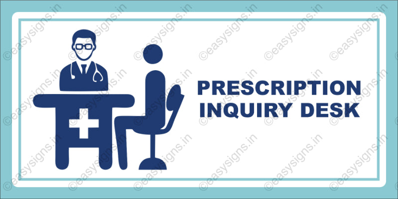 Prescription Inquiry Desk