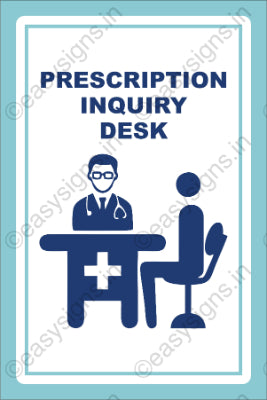 Prescription Inquiry Desk