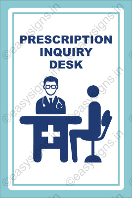 Prescription Inquiry Desk