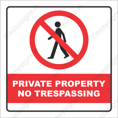 Private Property No Trespassing