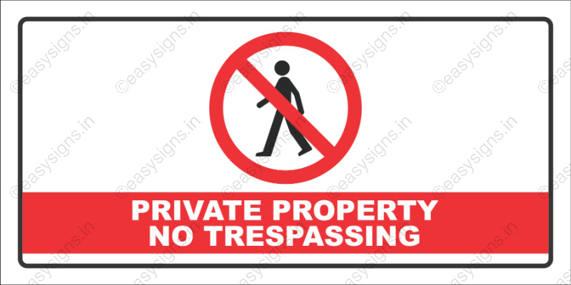 Private Property No Trespassing
