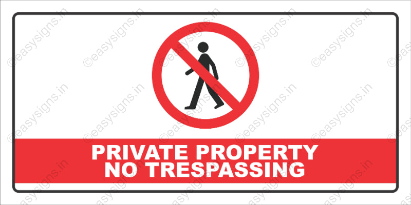 Private Property No Trespassing