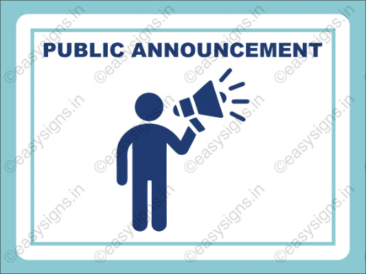 Public Announcement
