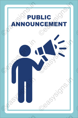 Public Announcement