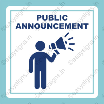 Public Announcement