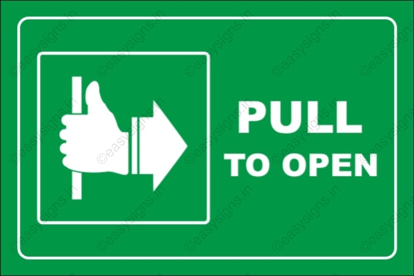 Pull To Open