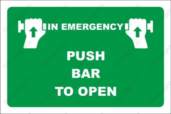 Push Bar To Open