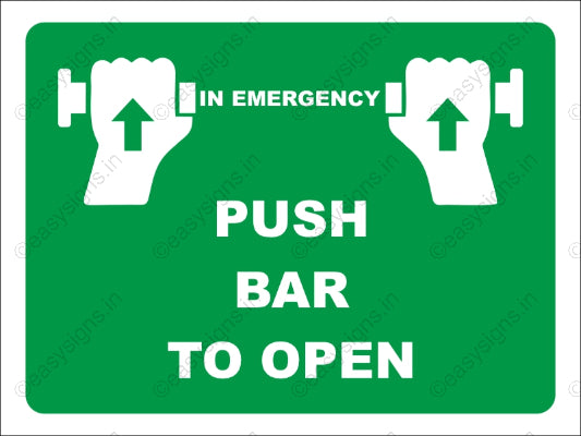 Push Bar To Open