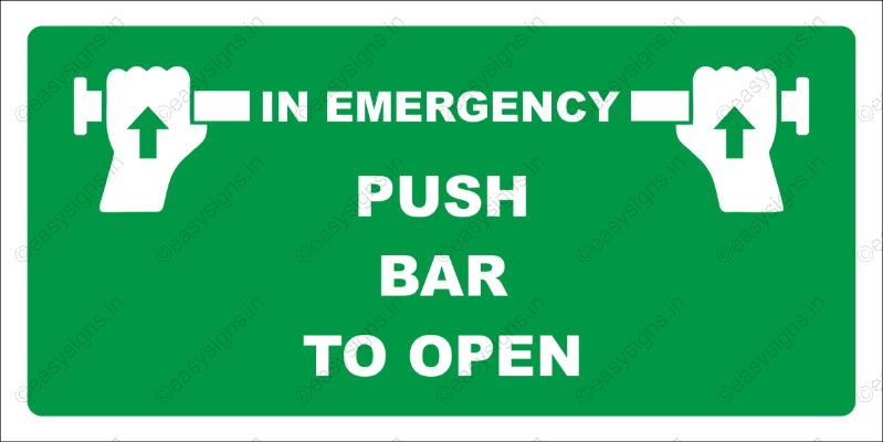 Push Bar To Open
