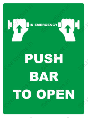 Push Bar To Open