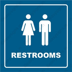 Common Restroom Sign
