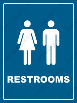 Common Restroom Sign