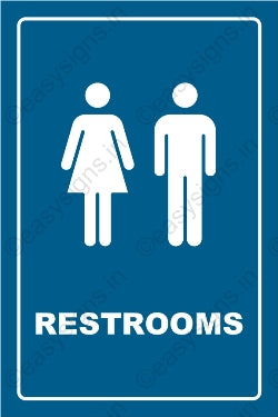 Common Restroom Sign