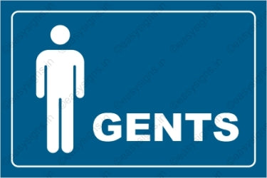 Restroom Signs-Male