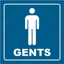 Restroom Signs-Male
