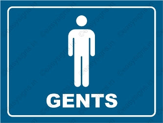 Restroom Signs-Male