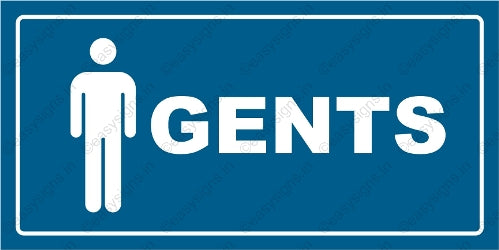 Restroom Signs-Male