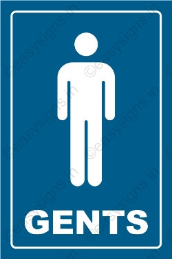 Restroom Signs-Male
