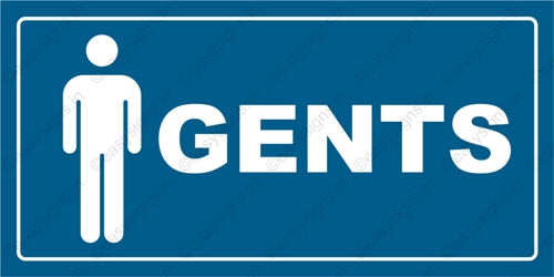 Restroom Signs-Male