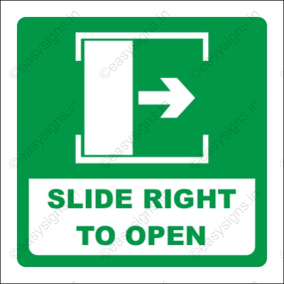 Slide Right To Open