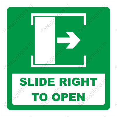 Slide Right To Open