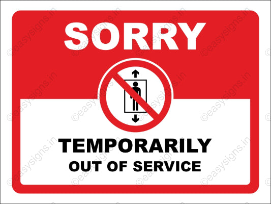 Sorry Temporarily Out Of Service