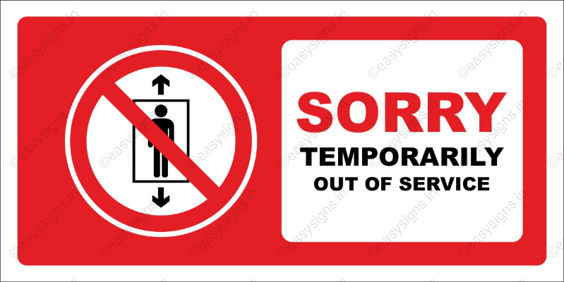 Sorry Temporarily Out Of Service