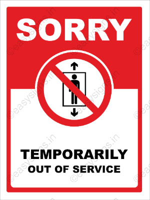 Sorry Temporarily Out Of Service