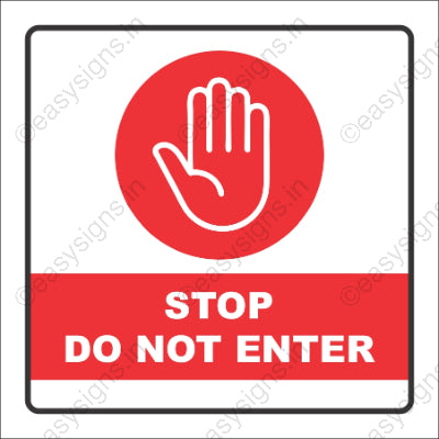 Stop Do Not Enter