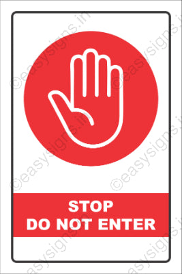 Stop Do Not Enter