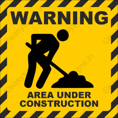 Warning Area Under Construction